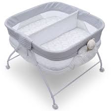 Little Folks Twin Ez Fold Ultra Compact Double Bassinet By Delta Children Aqua Geo Walmart Com