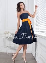 Bridesmaid Dress Idea To Go With Chicago Bears Theme Navy Bridesmaid Dresses Taffeta Bridesmaid Dress Bridesmaid Dresses