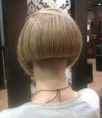 The back has a lightly stacked back, creating that beautiful rounded curve above the neck. 15 Bob Haircut Nape Shaved