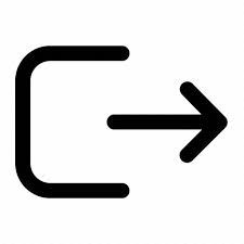 Exit Log Out Logout Out Icon Download On Iconfinder In 2021 Icon Interface Funny Pig Pictures