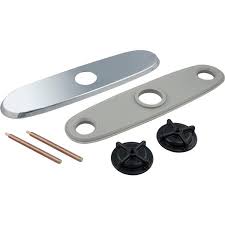 Reviews of best delta kitchen faucets 2021. Escutcheon Plate Chrome For Kitchen Faucet With Mounting Nuts