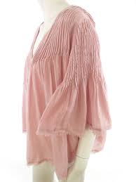 Details About Kappahl Size L Romantic Tunic Sleeve 3 4 Cotton 100 Pink