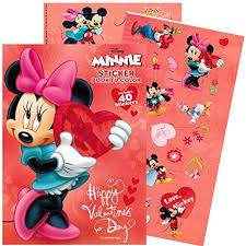 I get a ridiculous amount of enjoyment from creating valentines for my kids each year based on their current interests. Disney Minnie Mouse Valentines Coloring Book With Stickers Import It All