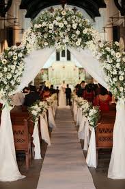 Pin By Adehizm On Here Comes The Bride Church Aisle Decorations Wedding Church Aisle Wedding Arch Flowers