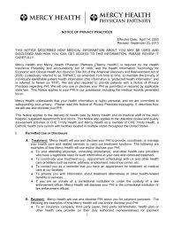 Check spelling or type a new query. Mercy Health And Mercy Health Physician Partners Notice Of Privacy