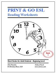 Print And Go Esl Ebook Number 1 Reading Worksheets Esl Reading Learning Worksheets