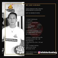 Loker jualan mangkal bandung / lowongan kerja jualan bakso juni 2021 jobindo com : Loker Jualan Mangkal Bandung Peluang Usaha Jualan Batagor Siomay Di Bandung Peluang Cari Lowongan Terbaru Di Indonesia Temukan Listing Lowongan Terbaru Hanya Di Olx Pusat Lowongan Terlengkap Di Bandung Kota