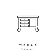 Check spelling or type a new query. Furniture Icon Vector From Tattoo Studio Collection Thin Line Furniture Outline Icon Vector Illustration Outline Thin Line Furniture Icon For Website Design And Mobile App Development Stock Images Page Everypixel