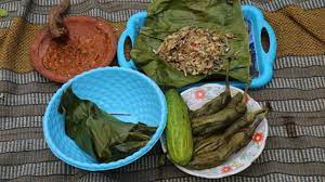 3 buah terong uk sedang. Resep Pepes Teri Kelapa Lalapan Terong Rebus Sambal Terasi Makyussss Ala Bunda Dafa Youtube