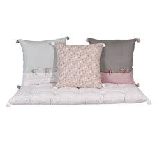 3 Kissen Auflage Aus Baumwolle Pimprenelle Maisons Du Monde Coussin Matelas Matelas Coussin Maison Du Monde