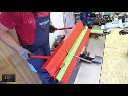 Brilliant Homemade Diy Tool Idea Sheet Metal Bending Brake Youtube Metal Bending Metal Bending Tools Sheet Metal Tools