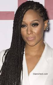 Tia Mowry Corncrow Braids Hairstyle At The Selma New York Premiere Individual Braids Micro Braids Hairstyles Micro Braids Styles