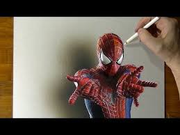 Amazing Spider Man Drawing How To Draw 3d Art Youtube 3d Drawing Tutorial 3d Drawings Realistic Drawings