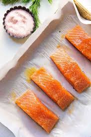 Slow Roasted Salmon With Lemon Butter Sauce The Flavor Bender