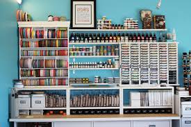 Craft room / drawing room busy making hanging sign, metal or wood, gift, door or wall plaque. Just Do It A Craft Room Of Your Own Get Stor Ganized Scrapbook Room Craft Room Storage Dream Craft Room