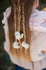 Braids With Flowers
