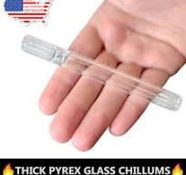 OG Thick Glass Chillum Pipe One Hitter Smoking Tube Bat