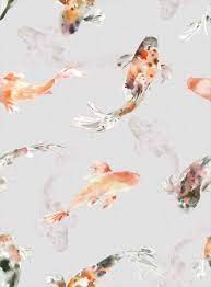 We have 3 different types of mermaid tails. Pattern Vomit Koi Fish Wallpaper From Voyage Wallpaper Img