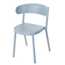 Synthetic materials like plastic, metal and glass might not give you the natural look that rattan or wood can offer. Professional Blue Garden Chair Iza Business Maisons Du Monde