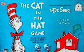 The Cat In The Hat Board Game Dr Seuss 1996 Universitygames Cats Cat Training Cat Owners