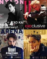 Alex On Twitter Exo Kai Magazine Cover Kpop Quotes