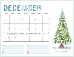 Free Christmas Themed December Printable Calendars December Printable Calendar Printables Christmas Themes