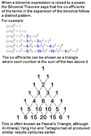 Pascals Triangle A Great Number Triangle Whose Entries