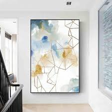 Modern Geometric Abstract Watercolor Paintings Fine Art Canvas Prints Abstract Watercolor Art Modern Watercolor Paintings Abstract Watercolor