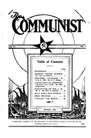 The Communist Contents By Issue 1927 1944