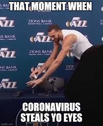 High quality rudy gobert gifts and merchandise. Rudy Gobert Gets Covid19 Imgflip