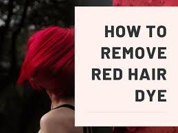 It's too dark a red to just dye back to brown, it'd just go darker, and i want it a light kind of brown. How To Remove Red Hair Dye Bellatory