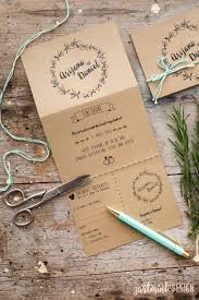 Hochzeitspapeterie Hochzeitseinladung Kraftpapier Rosmarin Illustration Symbole Icons Hochzeitseinladung Karte Hochzeit Hochzeitseinladungen Kraftpapier