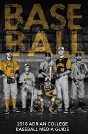 Adriancollegebaseball2018 by Adrian Sports Info.