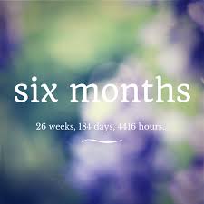 The number of leap days tells you how many february 29's you've experienced. 6 Months 26 Weeks 184 Days Let The Journey Begin