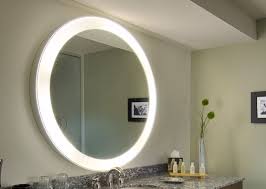 Round Lighted Bathroom Mirror Mirror With Lights Bathroom Tv Mirror Bathroom Mirror