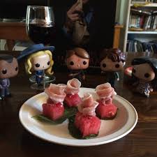 Lecter really crafted a striking contrast to the other party, where he. Tiny Hannibal On Twitter Tiny Hannibal Is Hosting A Dinner Party Prosciutto Rose Hors D Oeuvres Mock Escargots In A Red Wine Sauce Thanks Feedinghannibal Https T Co Lbzcowt0dd
