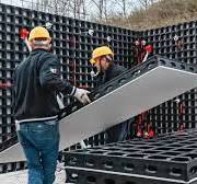 Adjustable Plastic Column Formwork with Push Pull Prop ...