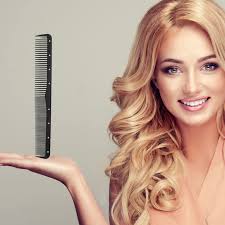 Buy 6 Pieces Carbon Fine Cutting Comb Carbon Fiber Salon Hairdressing Comb  Hairdressing Comb Heat Resistant Barber Comb (6 Pieces, Black) Online at  Low Prices in India