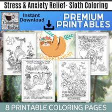 Free, printable coloring pages for adults that are not only fun but extremely relaxing. Coloring Pages Stress Worksheets Teaching Resources Tpt