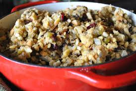 For guests who prefer rice dressings to bread stuffings, this version, studded with toasted walnuts and dried cranberries, is a welcome addition to the holiday table. Wild Rice Cranberry And Pine Nut Stuffing Vegan One Green Planet