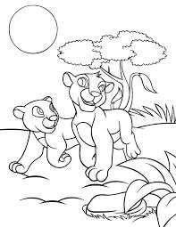 Color mufasa and simba walk the pride lands or one of the other the lion king coloring pages in this section. Simba And Nala Coloring Page Download Print Online Coloring Pages For Free Color Nimbus