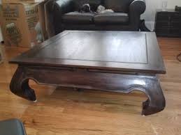 Need a unique functional one of a kind accent table that doubles as a stool or display stand? Solid Teak Wood Coffee Table From India 300 Bradenton Sarasota Fl Patch