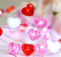 Amazon.com: Libreath Valentine Decor - 10 ft 40 LED Red, White, Pink Heart  String Lights with Timer - Battery Operated Indoor/Outdoor Valentine's Day  ...