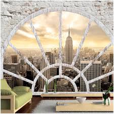 Ti proponiamo la collezione di carta da parati con foto di città dove troverai bellissime immagini delle città più celebri, tra cui parigi, roma e new york. Artgeist Carta Da Parati Citta Del Mattino 200x140cm Eprice