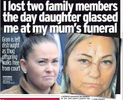 I lost two family members the day daughter glassed me at my mum's funeral