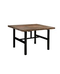 The wooden tabletop adds a rustic touch to your dining space while the iron legs give it an urban, industrial feel. Alaterre Furniture Pomona Metal And Reclaimed Wood Dining Table Reviews Furniture Macy S
