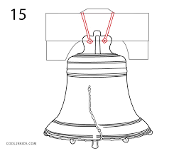 How To Draw The Liberty Bell Step By Step Pictures But liberty bell is seen in profile on the right. how to draw the liberty bell step by