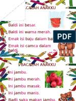Buku bacalah sayang merupakan buku yang sinonim dengan ibu. Bacalah Sayang Buku 1