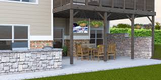 Other great locations include near a pool, deck or patio. Custom Outdoor Kitchen Design 3d Tools
