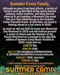 PAST LINEUPS | Summer Camp Music Festival